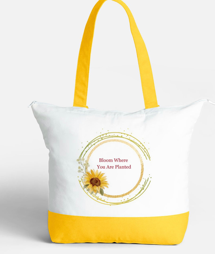 Tote - Bloom where you are planted