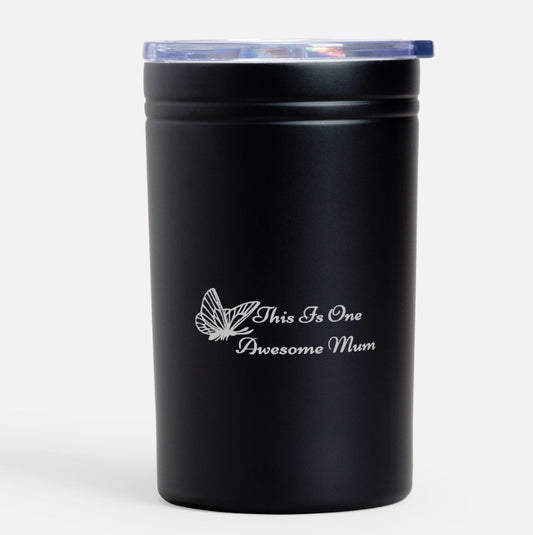 Travel mug - awesome mum black